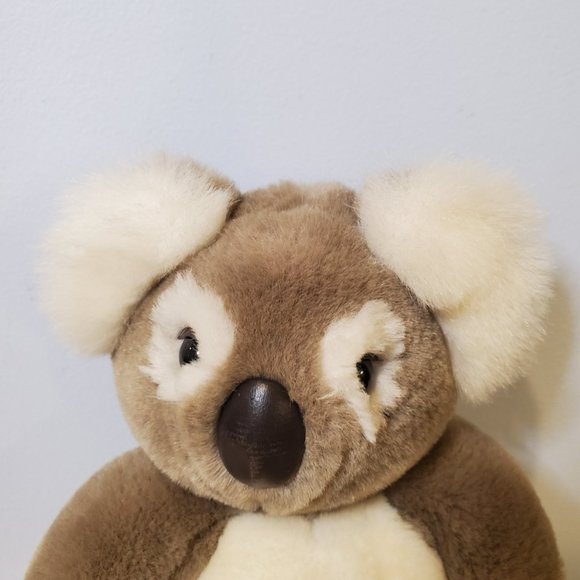 Vintage 1987 24K Polar Puff Koala Bear Special Effects Head Turns Fat Tummy 8 in - Picture 9 of 9